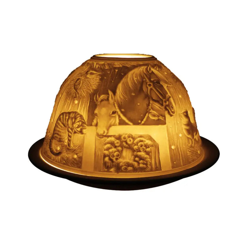 Light Glow Tealight Candle Holder 3 Inches - Christmas Barn