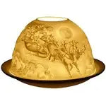 Light Glow Tealight Candle Holder 3 Inches - Flying Sleigh -
