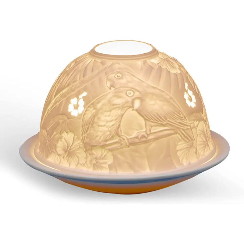 Light Glow Tealight Candle Holder 3 Inches - Lovebirds -