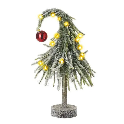 Light Up Bending Christmas Tree - Various Sizes - 36cm