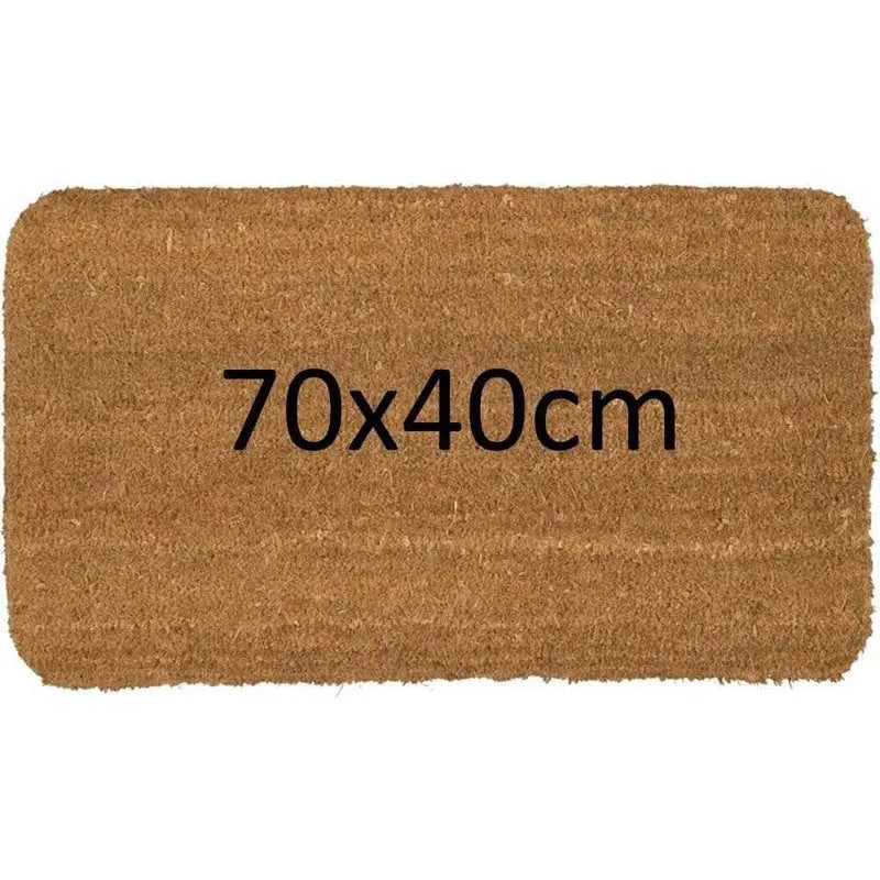 Likewise Pvc Coir Doormat Kentwell Plain 70X40cm - Homeware
