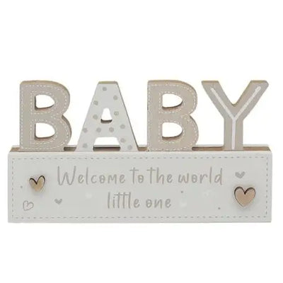 Little Angels Stand Plaque Cream - Giftware >> Occasional