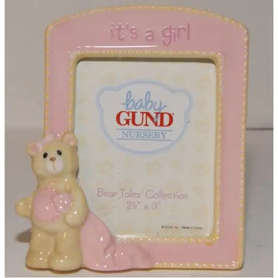 Little Bear Ceramic Frame Girl - Giftware >> Occasional