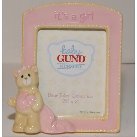 Little Bear Ceramic Frame Girl - Giftware >> Occasional