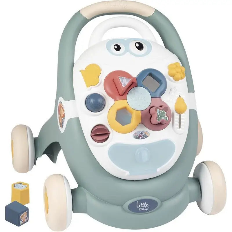 Little Smoby 2 In 1 Baby Walker With Activity Board - Toys