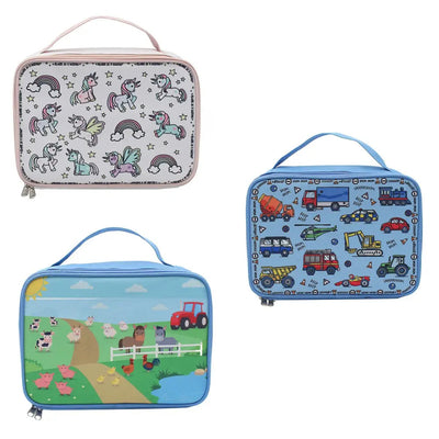 Little Stars Lunch Bag (Vehicles / Unicorn / Farm) -