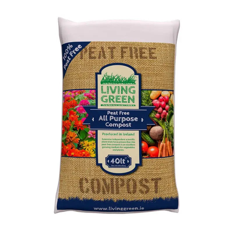 Living Green Certified Peat Free Compost Fortified With Worm