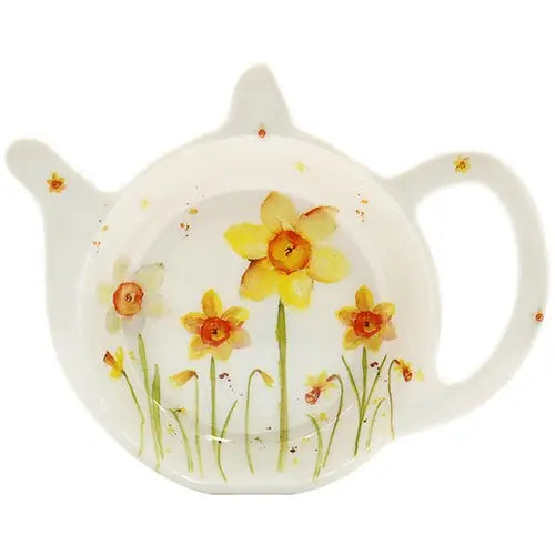 L&P Spring Daffodils Teabag Tidy - Kitchenware