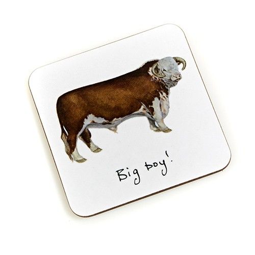 Melamine Coaster W.Bull