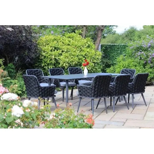 Lyon Rectangular Garden Table Set - 8 Seater