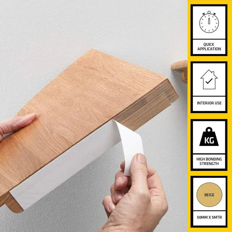 Mammoth Tape Heavy Duty Double Sided Tape 50m x 5M - DIY