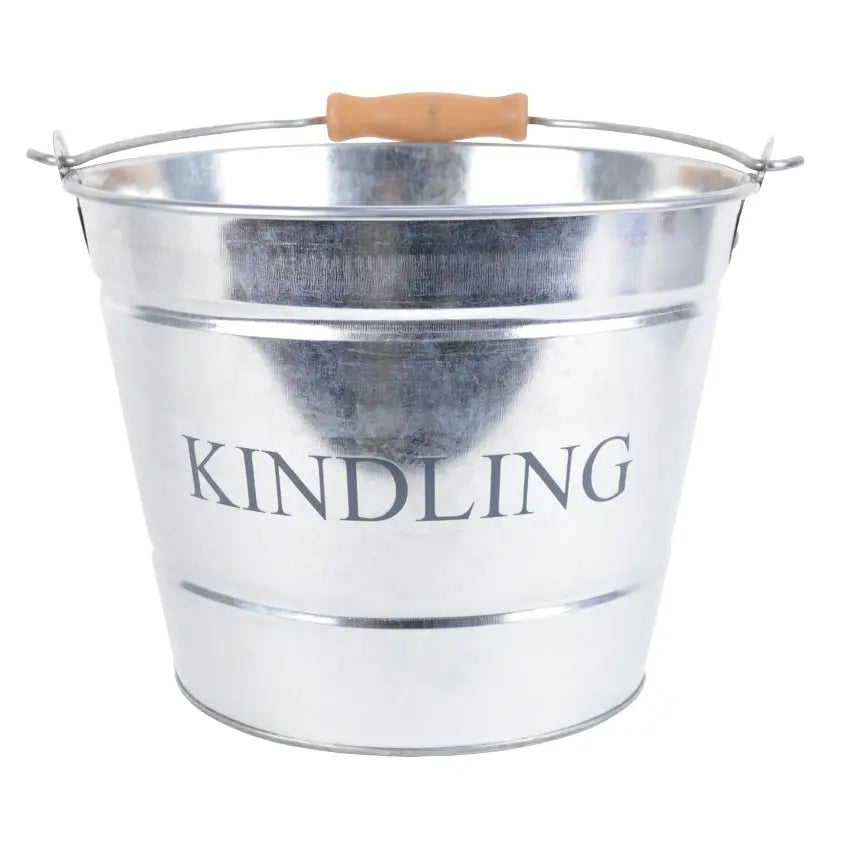 Manor 23cm Small Kindling Bucket - Galvanised 0457 -
