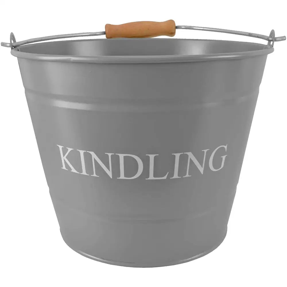 Manor 23cm Small Kindling Bucket - Grey - Fireside