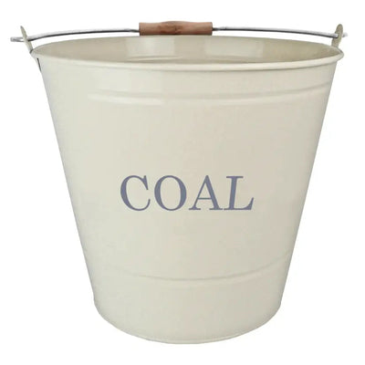 Manor Coal Bucket - Olive / Cream - Fireside