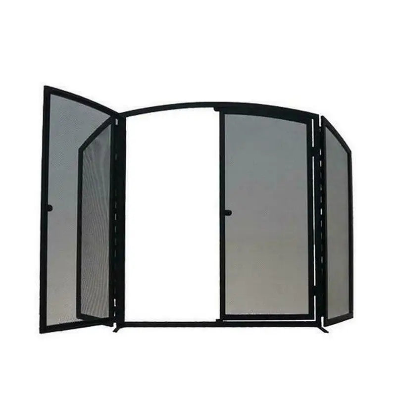 Manor Gateway 3 Fold - Black - 76 X 69 + 26 Wings - Fireside