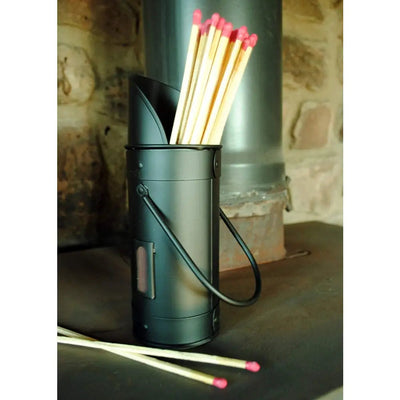 Manor Match Holder And Matches - Fireside