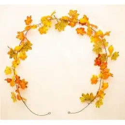 Maple Leaf & Pumpkin Garland 200cm - Seasonal >> Autumn >>