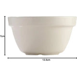 Mason Cash White Ceramic Pudding Basin Bowls - 12.5 / 14