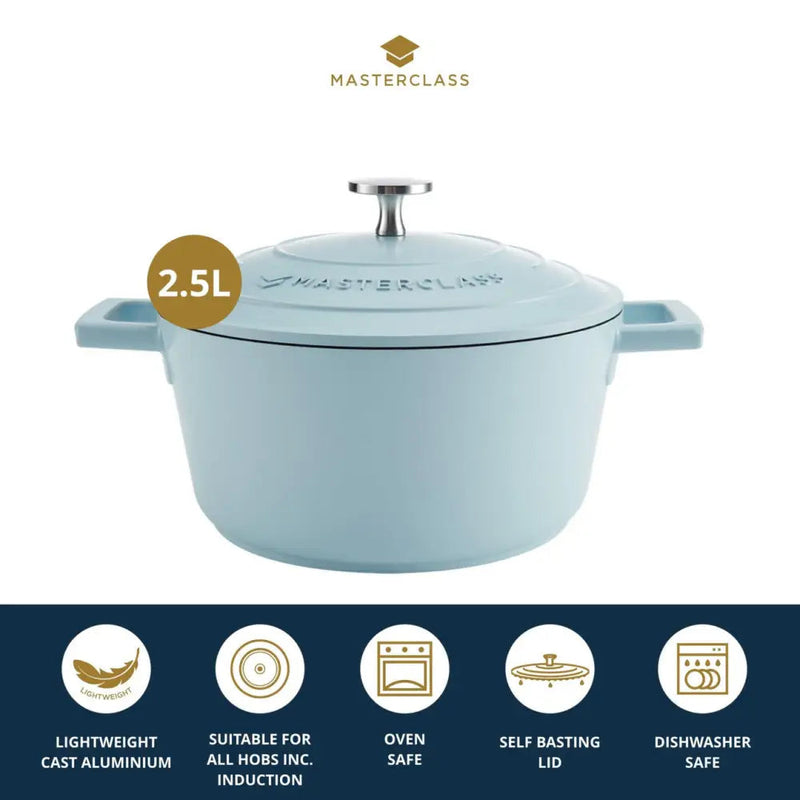 Master Class Casserole Dish Sky Blue - 2.5L / 4L - 2.5L -