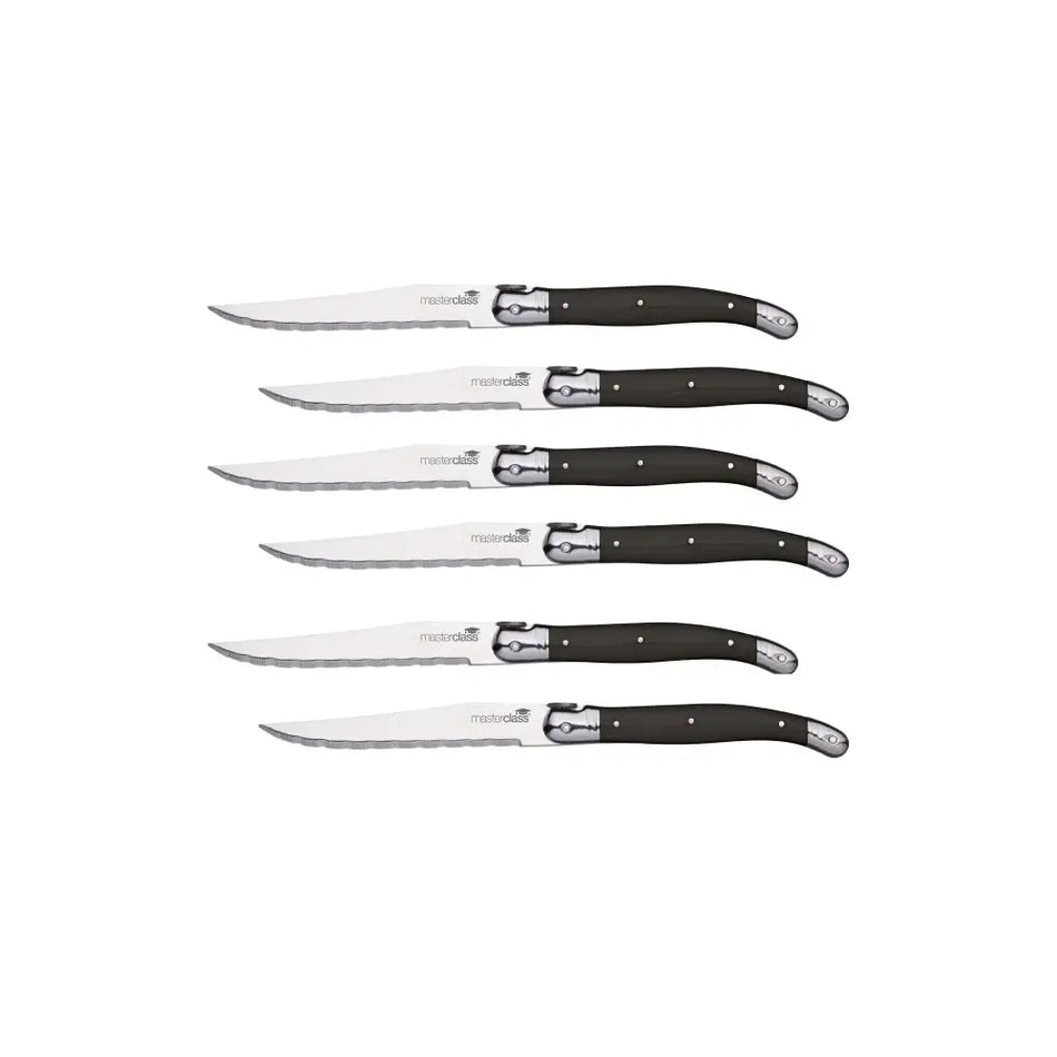 Masterclass 6 Piece Deluxe Steak Knife Set - Kitchenware
