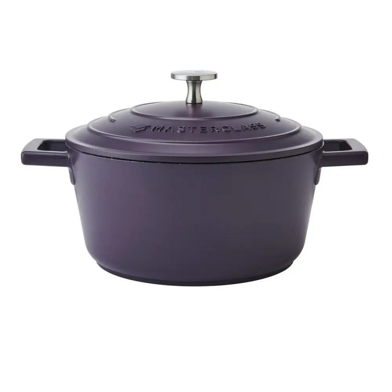 MasterClass Cast Aluminium Casserole Dish Purple - Giftware