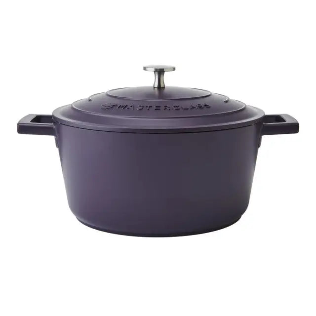 MasterClass Cast Aluminium Casserole Dish Purple - Giftware