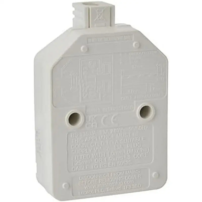 Masterplug White 13amp Rubber Trailing Socket - Single
