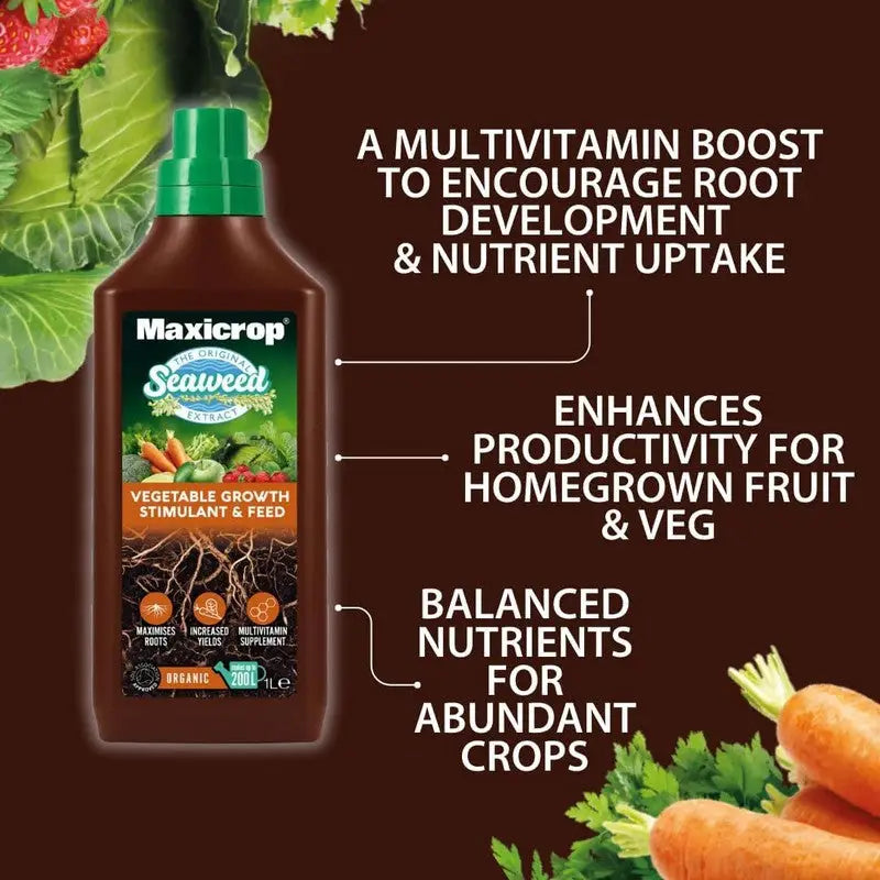 Maxicrop Extract Of Seaweed Plus Organic Garden Natural