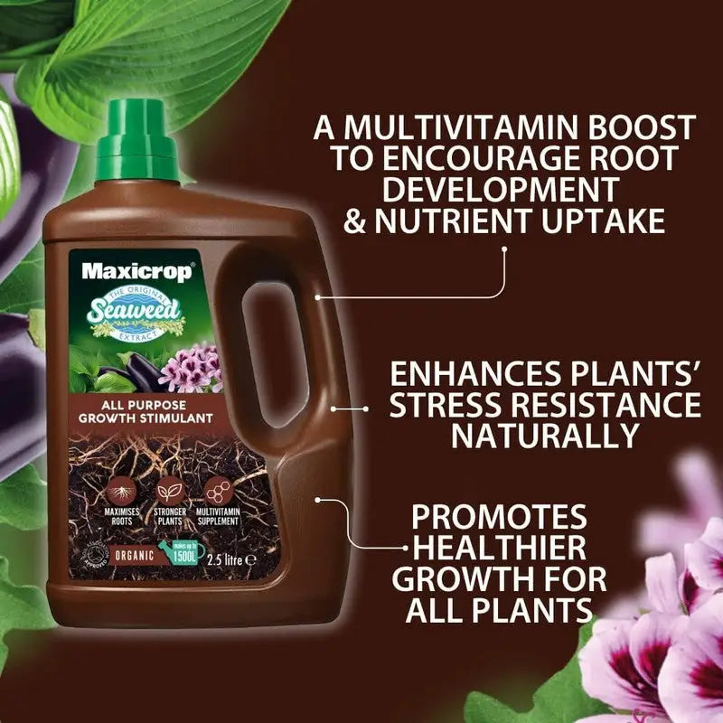Maxicrop Plant Growth Stimulant 2.5 Litre - Gardening &