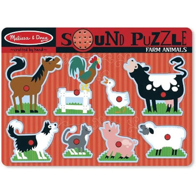 Melissa and Doug Wooden Animal Puzzles - Toys & Games