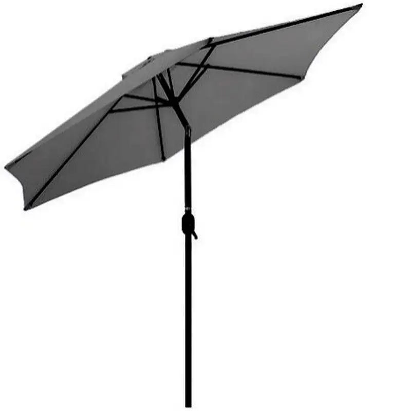Mercer Parasol Grey With Crank And Tilt - 2.7 Meters / 3