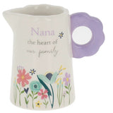 Bright Blooms Mini Jug Nana / Mum / Friends.
