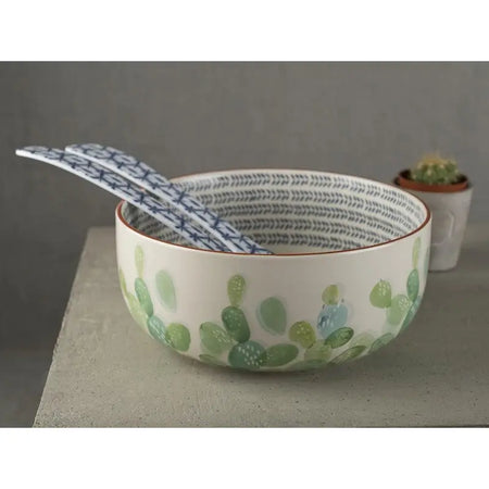 Mikasa Drift Salad Bowl 24cm Cactus - Salad Bowl