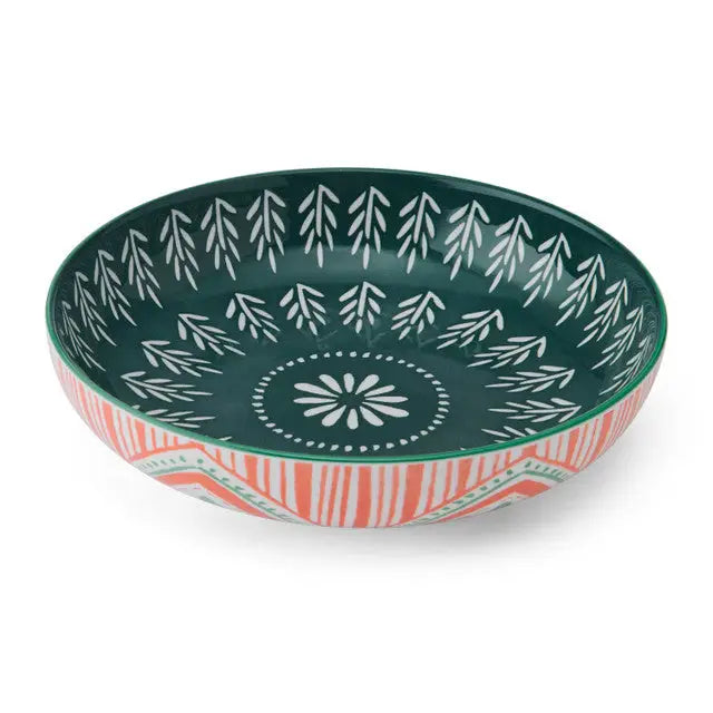 Mikasa Stoneware Pasta Bowl 21 cm - Various Designs - Folk