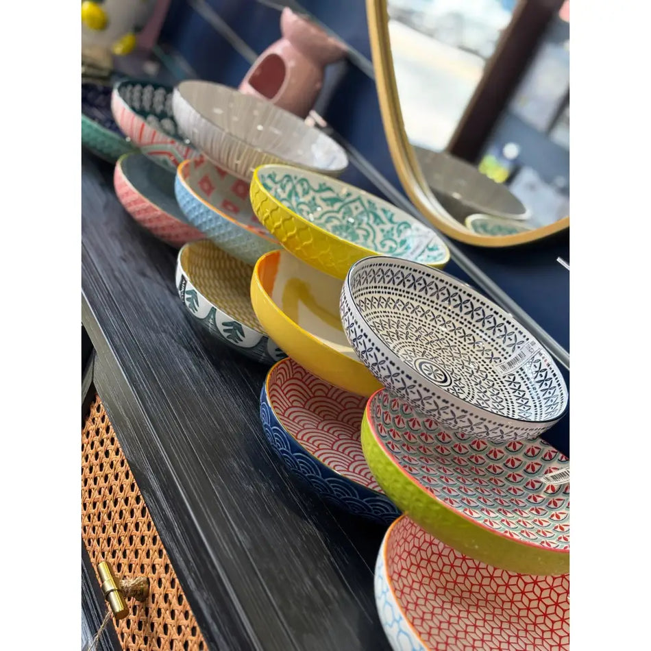 Mikasa Stoneware Pasta Bowl 21 cm - Various Designs