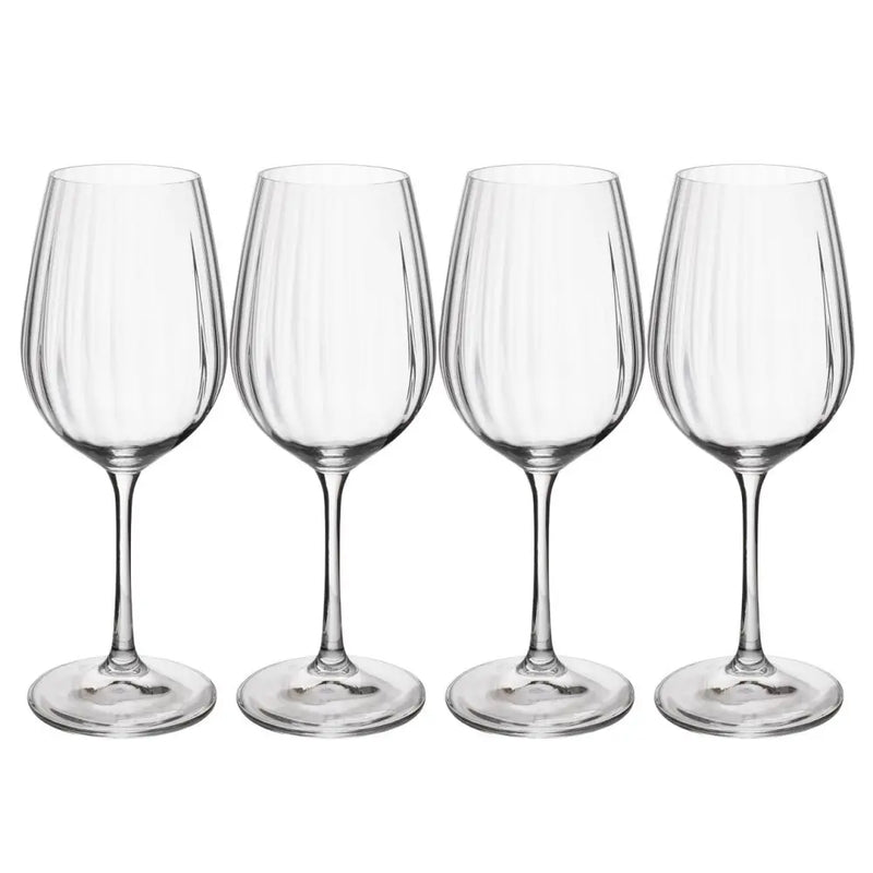 Mikasa Treviso 4-Piece Crystal White Wine Glass Set 350ml
