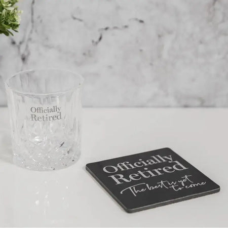 Milestones Cut Glass Whisky Tumbler & Coaster - Various Ages