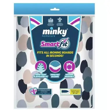 Minky Smartfit Ironing Board Cover 125X45cm / 49 x 18 Inch