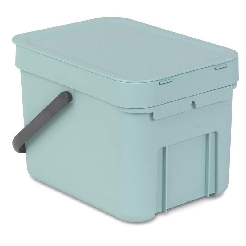 Brabantia Sort & Go Recycle Bin/Compost Caddy - 6 Litre - 3 Colours Available