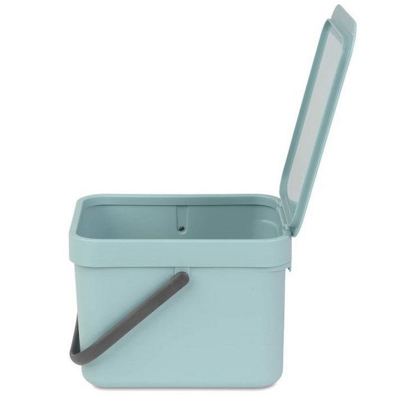 Brabantia Sort & Go Recycle Bin/Compost Caddy - 6 Litre - 3 Colours Available