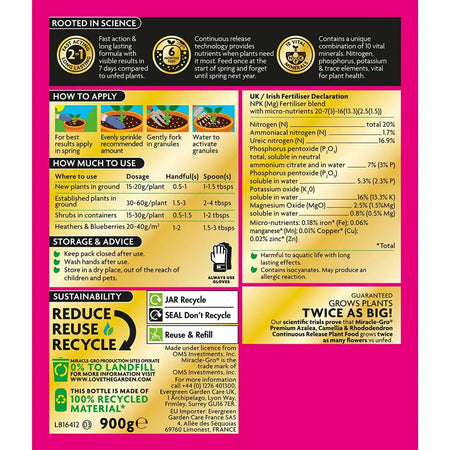 Miracle-Gro Azalea Camellia & Rhododendron Continuous