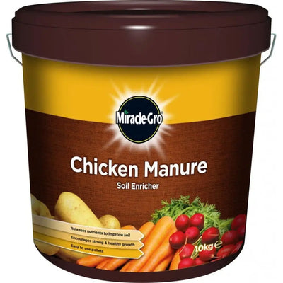 Miracle Gro Chicken Manure Pellets Bucket 10Kg