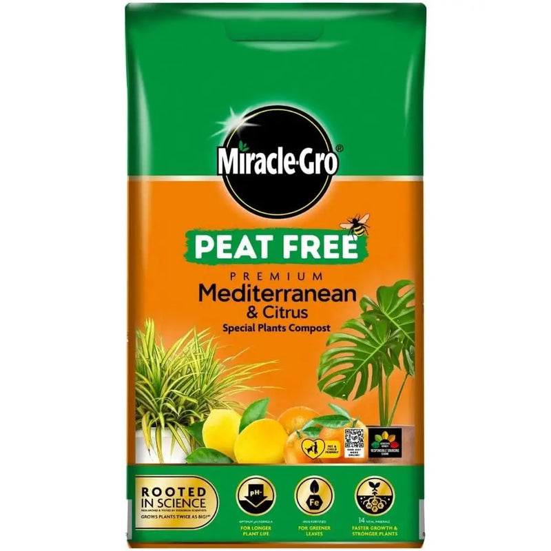 Miracle-Gro Peat-Free Premium Mediterranean & Citrus Plant