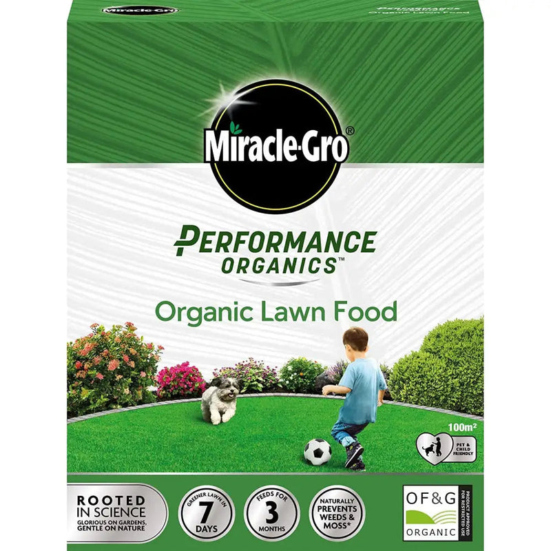 Miracle Gro Perform Organic Lawn Food 100M2