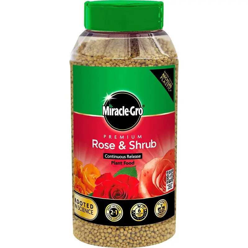 Miracle-Gro Premium Rose & Shrub Food Continuous Release -