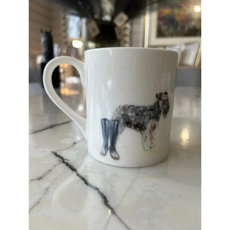 Mug Fine Bone China - Waiting For Walkies