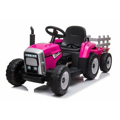 MX Electric 12V Tractor With Trailer - Toys
