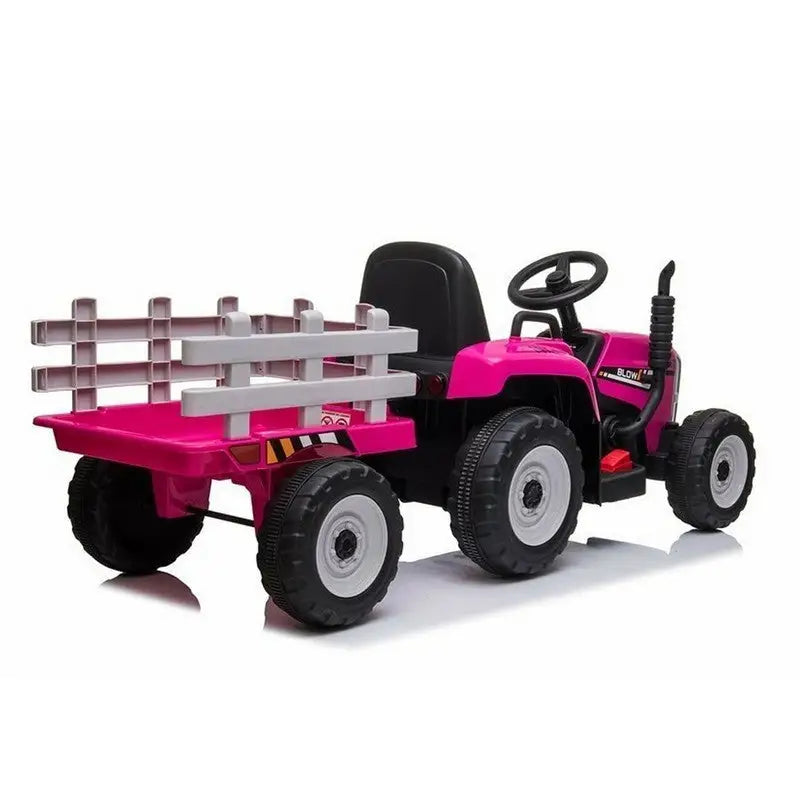 MX Electric 12V Tractor With Trailer - Toys