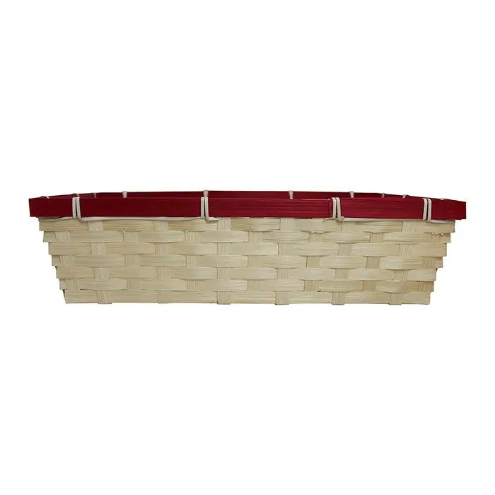 Natural Hamper With Red Trim - Seasonal >> Christmas >>
