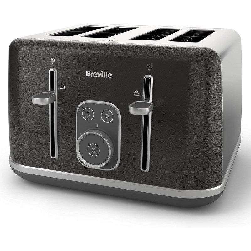 Breville Aura 4 Slice Toaster - Shimmer Grey